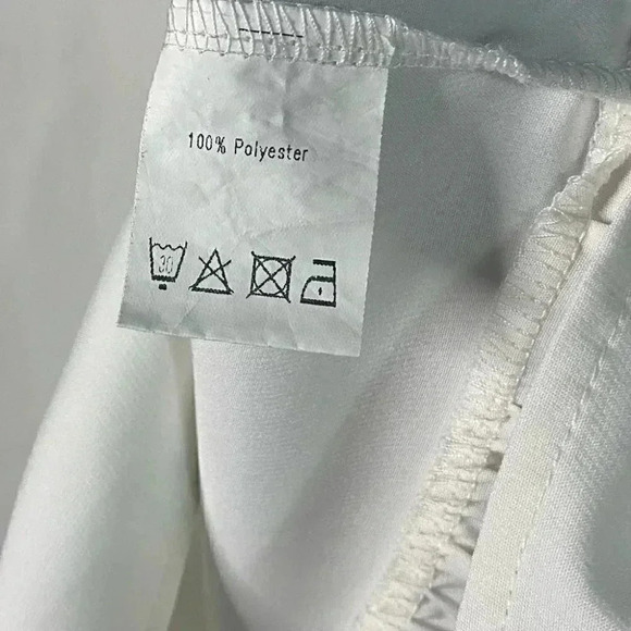 Naggoo White Tulip Sleeve Ruffle Shift Dress - Picture 5 of 6